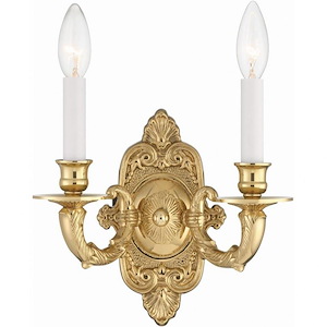 Arlington - Two Light Wall Sconce In Classic Style - 10 Inches Wide By 9.75 Inches High