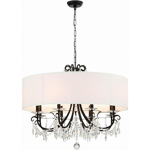 Othello - 8 Light Chandelier-26.5 Inches Tall and 32 Inches Wide