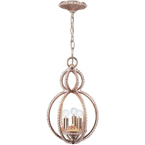 Garland - Three Light Convertible Mini-Pendant In Minimalist Style - 9.5 Inches Wide By 15.5 Inches High