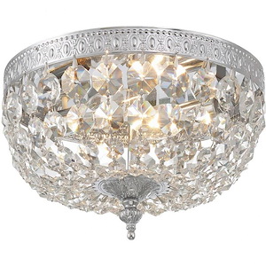 Richmond - 2 Light Ceiling Mount in Traditional and Contemporary Style - 8 Inches Wide by 5.5 Inches High - 406736