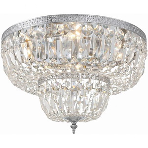 Richmond - Four Light Flush Mount in Classic Style - 18 Inches Wide by 11 Inches High