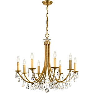 Bridgehampton - 8 Light Chandelier in Traditional and Contemporary Style - 28 Inches Wide by 29 Inches High