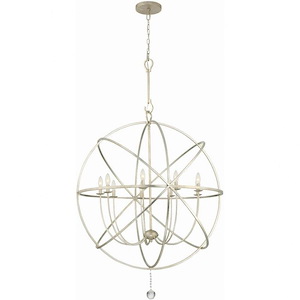 Solaris - Nine Light Chandelier in Traditional and Contemporary Style - 40 Inches Wide by 50 Inches High