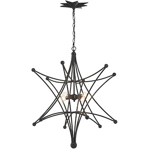 Astro - 4 Light Chandelier-32 Inches Tall and 27 Inches Wide