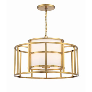 Hulton - 5 Light Chandelier-16 Inches Tall and 25 Inches Wide - 1119033