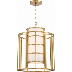 Hulton - 6 Light Chandelier-28 Inches Tall and 21 Inches Wide
