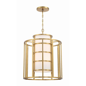 Hulton - 6 Light Chandelier-28 Inches Tall and 21 Inches Wide