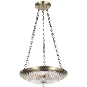Celina - Three Light Pendant in Classic Style - 19.5 Inches Wide by 11.5 Inches High