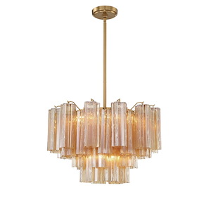 Addis - 9 Light Chandelier-14.25 Inches Tall and 22 Inches Wide