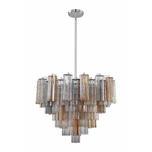 Addis - 12 Light Chandelier-21.5 Inches Tall and 26.75 Inches Wide