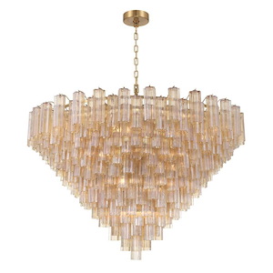 Addis - 40 Light Chandelier-40 Inch Tall and 62 Inch Wide - 1394799