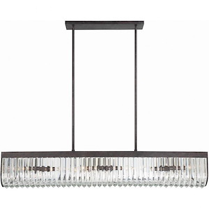 Alister - 6 Light Chandelier In Modern Style-8.5 Inches Tall and 49.75 Inches Wide - 1279560