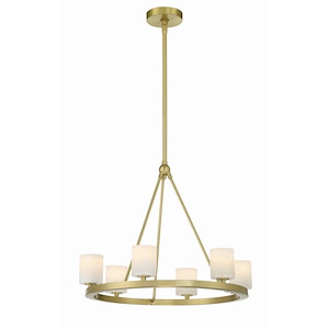 Aragon - 21W 6 LED Chandelier-18 Inches Tall and 22.75 Inches Wide - 1320044