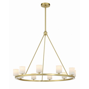 Aragon - 35W 10 LED Chandelier-30 Inches Tall and 34.75 Inches Wide - 1320045