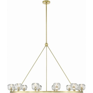 Aragon - 48W 12 LED Chandelier-36 Inches Tall and 48 Inches Wide - 1279562