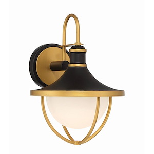 Atlas - 1 Light Outdoor Wall Sconce-13.5 Inches Tall and 9.75 Inches Wide - 1320055