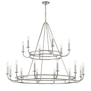 Bailey - 18 Light Chandelier-39 Inches Tall and 48 Inches Wide