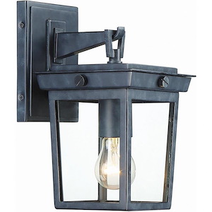 Belmont - 1 Light Outdoor Wall Mount In Traditional And Contemporary Style - 6.5 Inches Wide By 11 Inches High - 1209004