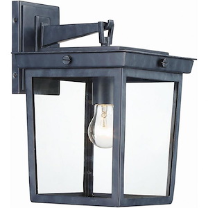 Belmont - 1 Light Outdoor Wall Mount In Traditional And Contemporary Style - 9.5 Inches Wide By 14 Inches High