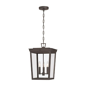 Belmont - 3 Light Outdoor Pendant-18.25 Inch Tall and 12 Inch Wide - 1394900