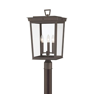Belmont - 3 Light Outdoor Post Mount-22.25 Inch Tall and 12 Inch Wide - 1394845