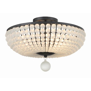 Bella - 4 Light Flush Mount-12 Inches Tall and 18 Inches Wide