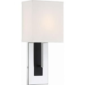 Brent - 1 Light Wall Mount-15 Inches Tall and 6.5 Inches Wide