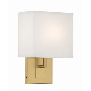 Brent - 1 Light Wall Sconce-10 Inches Tall and 7 Inches Wide