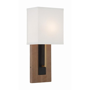 Brent - 1 Light Wall Sconce-15 Inches Tall and 6.5 Inches Wide
