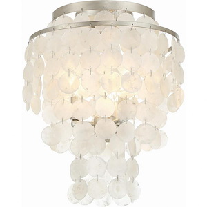 Brielle - Three Light Flush Mount in Timeless Style - 13 Inches Wide by 16 Inches High