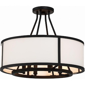 Bryant - 4 Light Semi-Flush Mount-14.75 Inches Tall and 18 Inches Wide