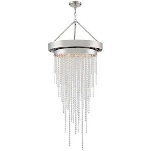 Clarksen - 6 Light Chandelier In Classic Style - 26 Inches Wide By 60.25 Inches High - 1209256