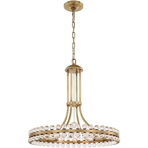Clover - Eight Light Chandelier in Traditional and Contemporary Style - 22.5 Inches Wide by 22.5 Inches High