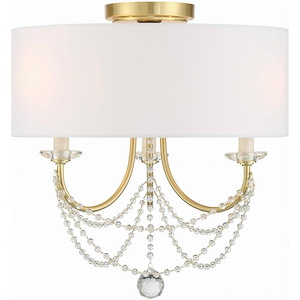 Delilah - 3 Light Flush Mount-15.5 Inches Tall and 15.75 Inches Wide - 1279637