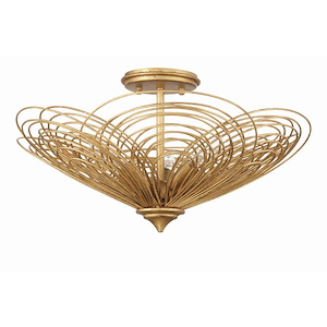 Doral - 3 Light Semi-Flush Mount-10.25 Inches Tall and 19 Inches Wide - 1279563