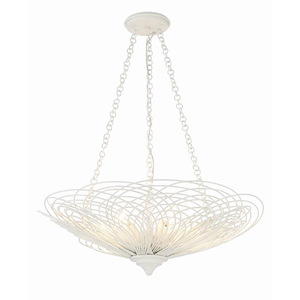 Doral - 6 Light Chandelier-10 Inches Tall and 24 Inches Wide - 1320065