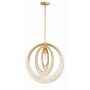 Doral - 1 Light Pendant in Traditional and Contemporary Style - 20 Inches Wide by 21 Inches High - 1033803