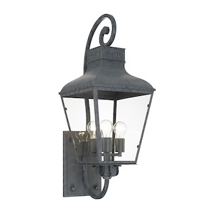 Dumont - 12 Inch Three Light Outdoor Wall Mount
