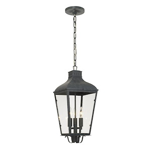 Dumont - Three Light Outdoor Chandelier In Contemporary Style - 9.25 Inches Wide By 21.5 Inches High - 1333244