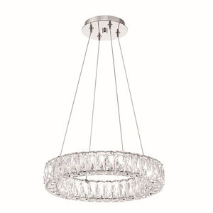 Kinsley - 27W 1 LED Chandelier-3 Inch Tall and 18 Inch Wide