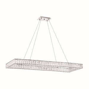 Kinsley - 75W 1 LED Chandelier-3 Inch Tall and 50 Inch Wide