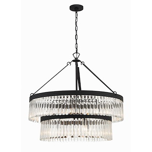 Emory - 9 Light 2-Tier Chandelier-30.25 Inches Tall and 32 Inches Wide - 1320067