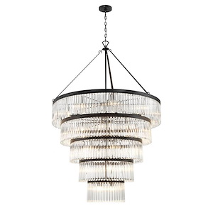 Emory - 30 Light 5-Tier Chandelier-72 Inches Tall and 48 Inches Wide - 1341925