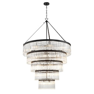 Emory - 30 Light 5-Tier Chandelier-72 Inches Tall and 48 Inches Wide
