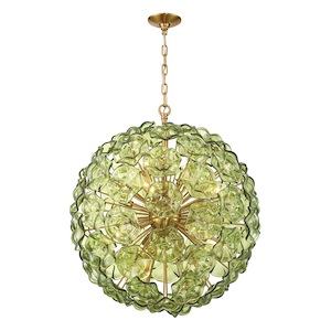 Esme - 12 Light Chandelier-30 Inch Tall and 28 Inch Wide - 1394864