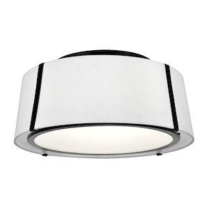 Fulton - Three Light Flush Mount in Traditional and Contemporary Style - 18 Inches Wide by 8 Inches High - 843954