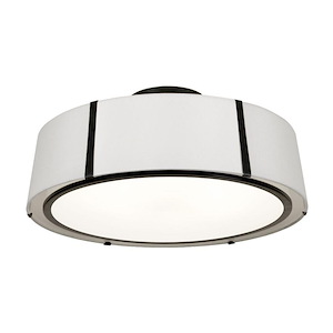 Fulton - Six Light Flush Mount in Classic Style - 24 Inches Wide by 10.25 Inches High - 843953