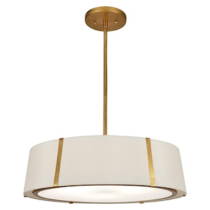 Fulton - Six Light Chandelier in Classic Style - 24 Inches Wide by 10.25 Inches High