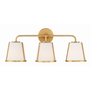Fulton - 3 Light Bath Vanity-9.25 Inches Tall and 23.25 Inches Wide - 1093938