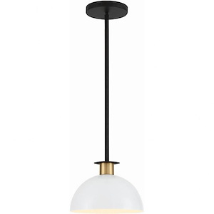 Gigi - 1 Light Pendant In Modern And Contemporary Style-7 Inches Tall And 10 Inches Wide